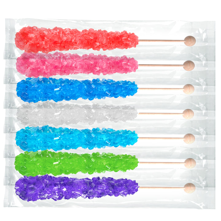 Roses Brands Assorted Rock Candy Crystal Wands 22 g Exotic Candy Montreal Quebec Canada Snaxies