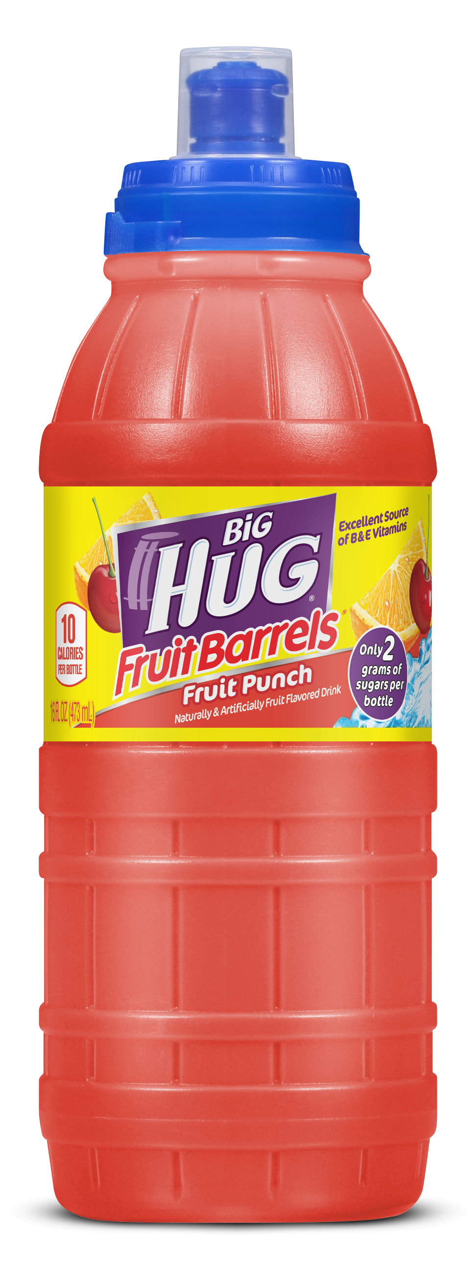 Big Hug Fruit Barrel Fruit Punch Sports Cap 473 mL Exotic Drink Snaxies Montreal Quebec Canada 