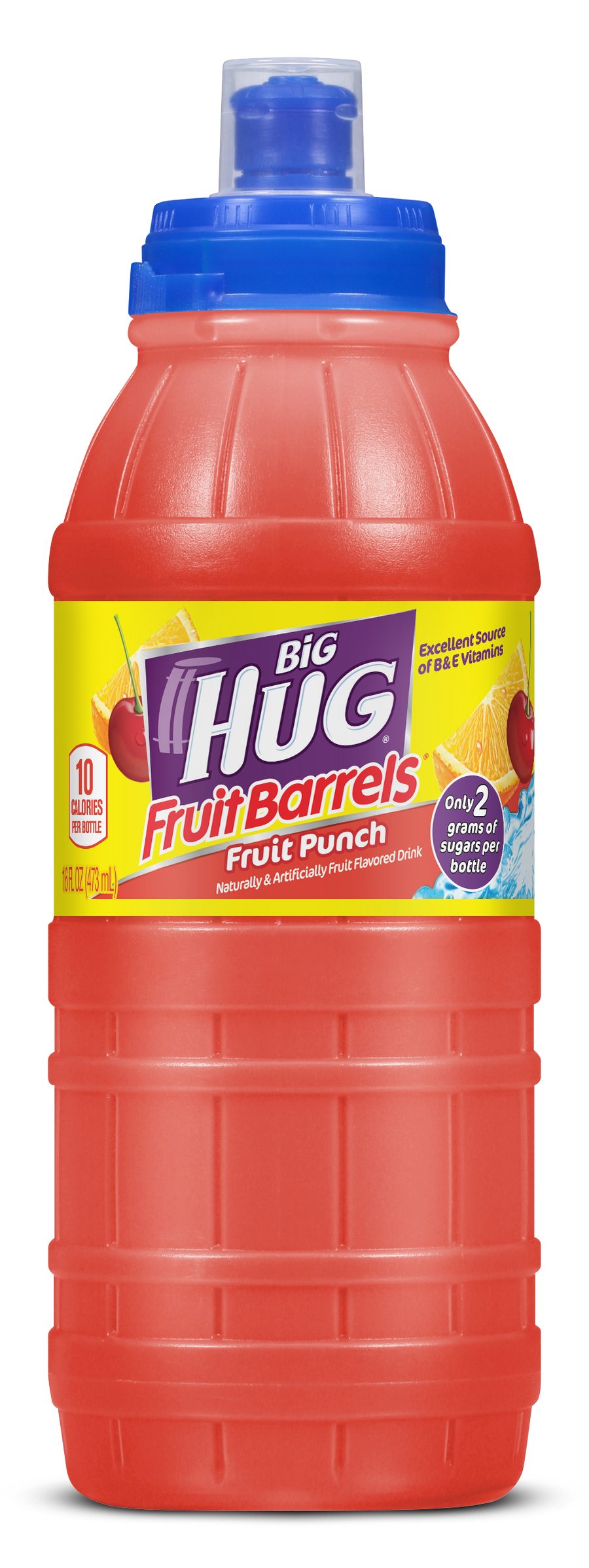 Big Hug Fruit Barrel Fruit Punch Sports Cap 473 mL Exotic Drink Snaxies Montreal Quebec Canada 