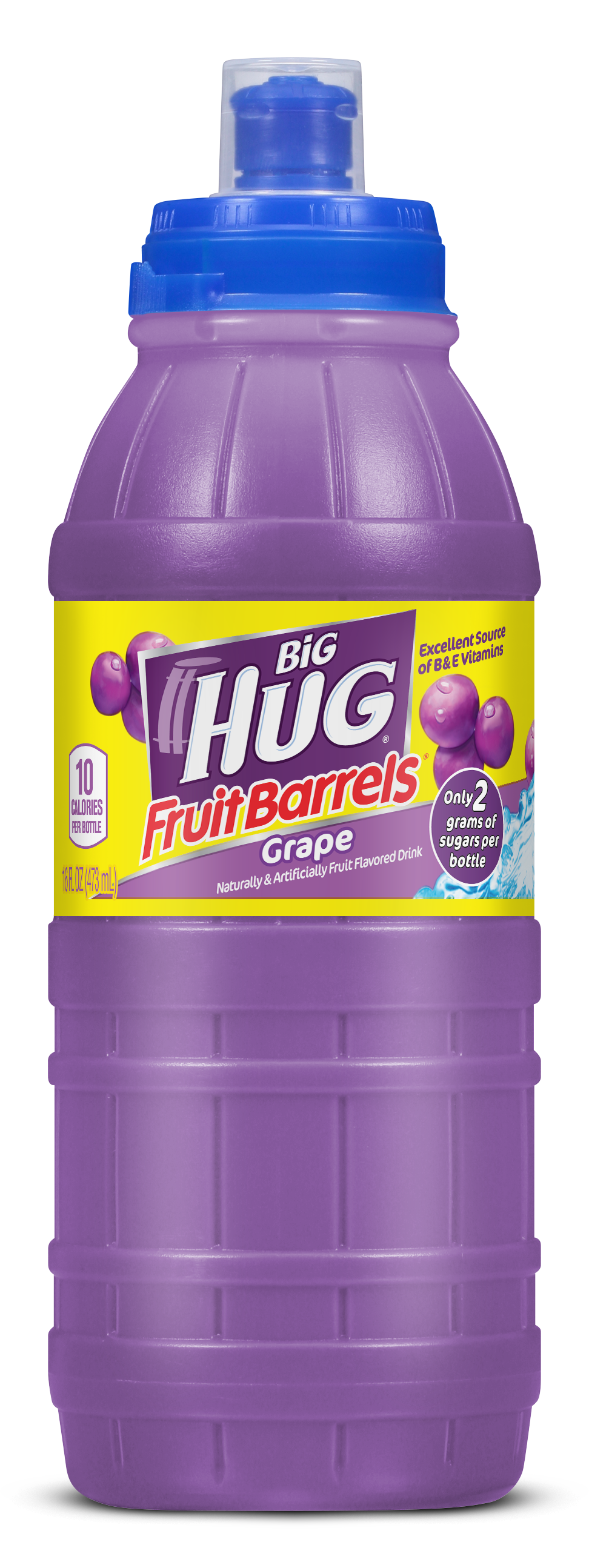 Big Hug Fruit Barrel Grape Sports Cap 473 mL Exotic Drink Snaxies Montreal Quebec Canada 