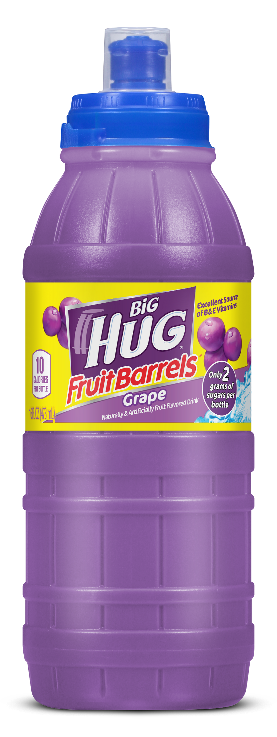 Big Hug Fruit Barrel Grape Sports Cap 473 mL Exotic Drink Snaxies Montreal Quebec Canada 