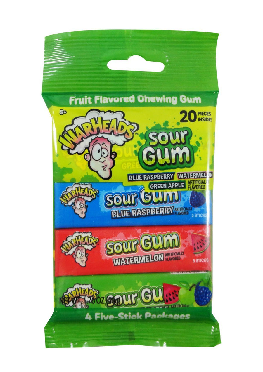 Warheads Sour Gum 50 g Snaxies Exotic Snacks Montreal Quebec Canada