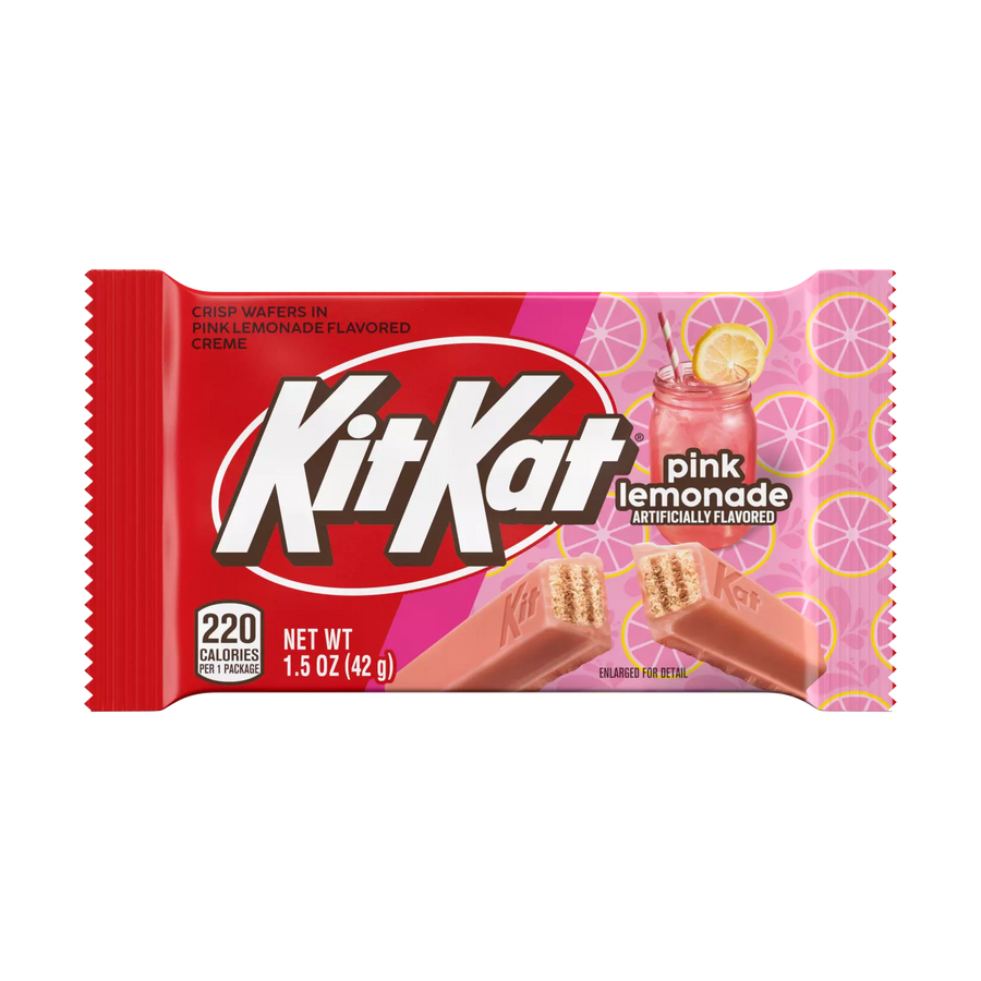 Kit Kat Limited Edition Pink Lemonade 42 g Snaxies Exotic Snacks Montreal Quebec Canada