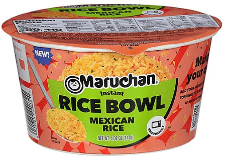 Maruchan Mexican Rice Bowl 106.8 g Exotic Snack Snaxies Montreal Quebec Canada