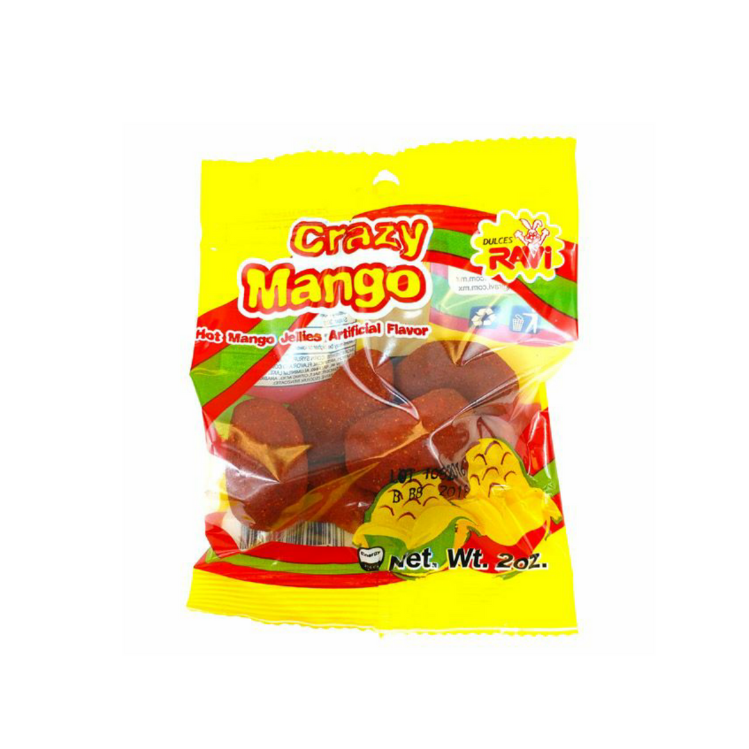 Ravi Crazy Mango Jelly 56 g Exotic Candy Montreal Quebec Canada Snaxies 