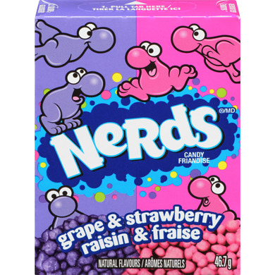 Nerds Grape & Strawberry 47 g Snaxies Exotic Snacks Montreal Quebec Canada