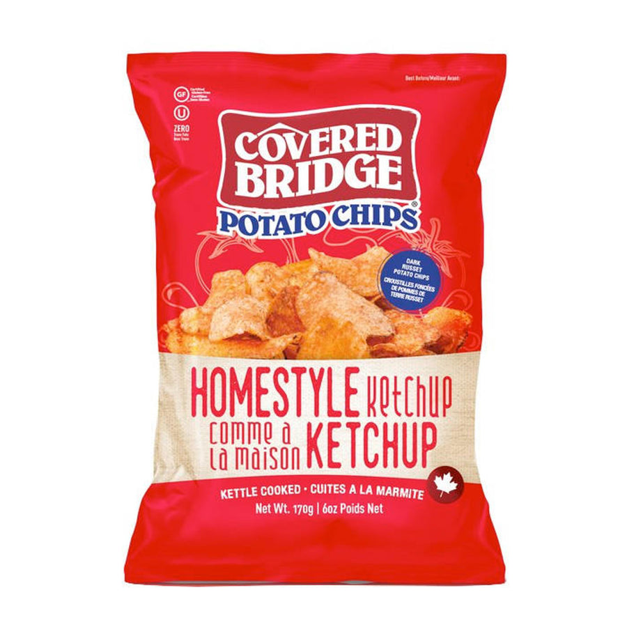 Covered Bridge Homestyle Ketchup 170 g Chips Snaxies Montreal Quebec 