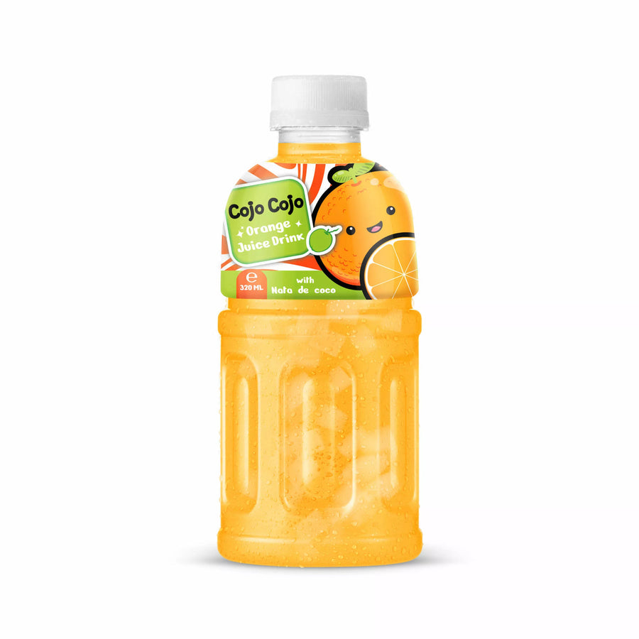 Cojo Cojo Orange with Coconut Jelly Drink 320 ml Exotic Drinks Snaxies Montreal Quebec Canada