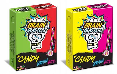 Brain Blasterz Brain Bitz 45 g Exotic Candy Snaxies Montreal Quebec Canada