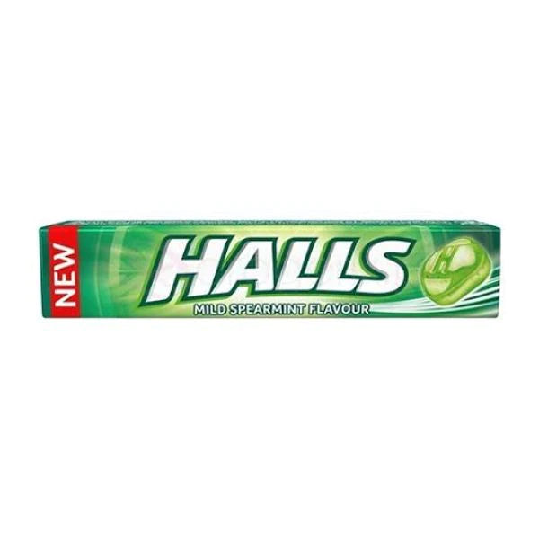 Halls Mild Spearmint 33.5 g Exotic Candy Snaxies Montreal Quebec Canada 