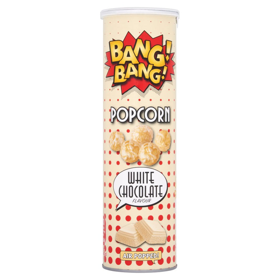 Bang Bang White Chocolate Popcorn 85 g Exotic Snacks Montreal Quebec Canada