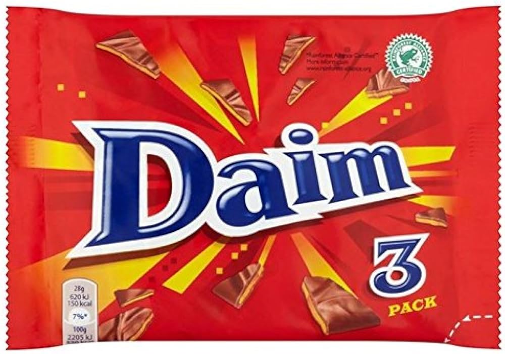 Daim 3-Pack Chocolate 84 g Snaxies Exotic Snack Montreal Quebec Canada