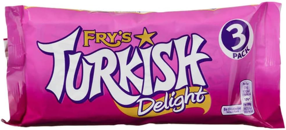 Fry's Turkish Delight 3-Pack 153 g Exotic Snacks Snaxies Montreal Quebec Canada