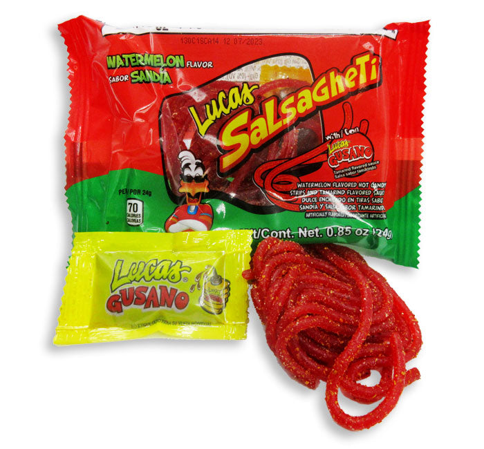 Lucas Salsagheti Watermelon 24 g Exotic Candy Snaxies Montreal Quebec Canada