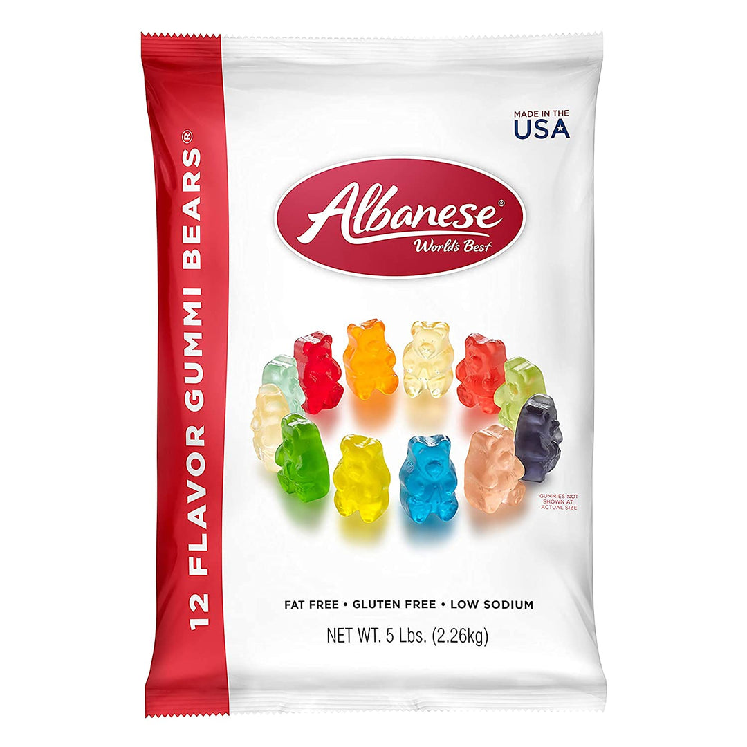 Albanese Bulk Assorted Gummi Bears 2.3 kg