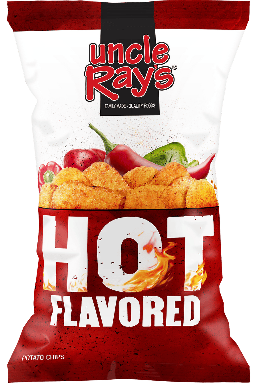 Uncle Ray's Hot Potato Chips 85 g Snaxies Exotic Snacks Montreal Quebec Canada