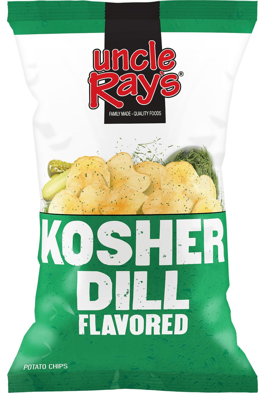 Uncle Ray's Kosher Dill Chips 120 g Snaxies Exotic Snacks Montreal Quebec Canada