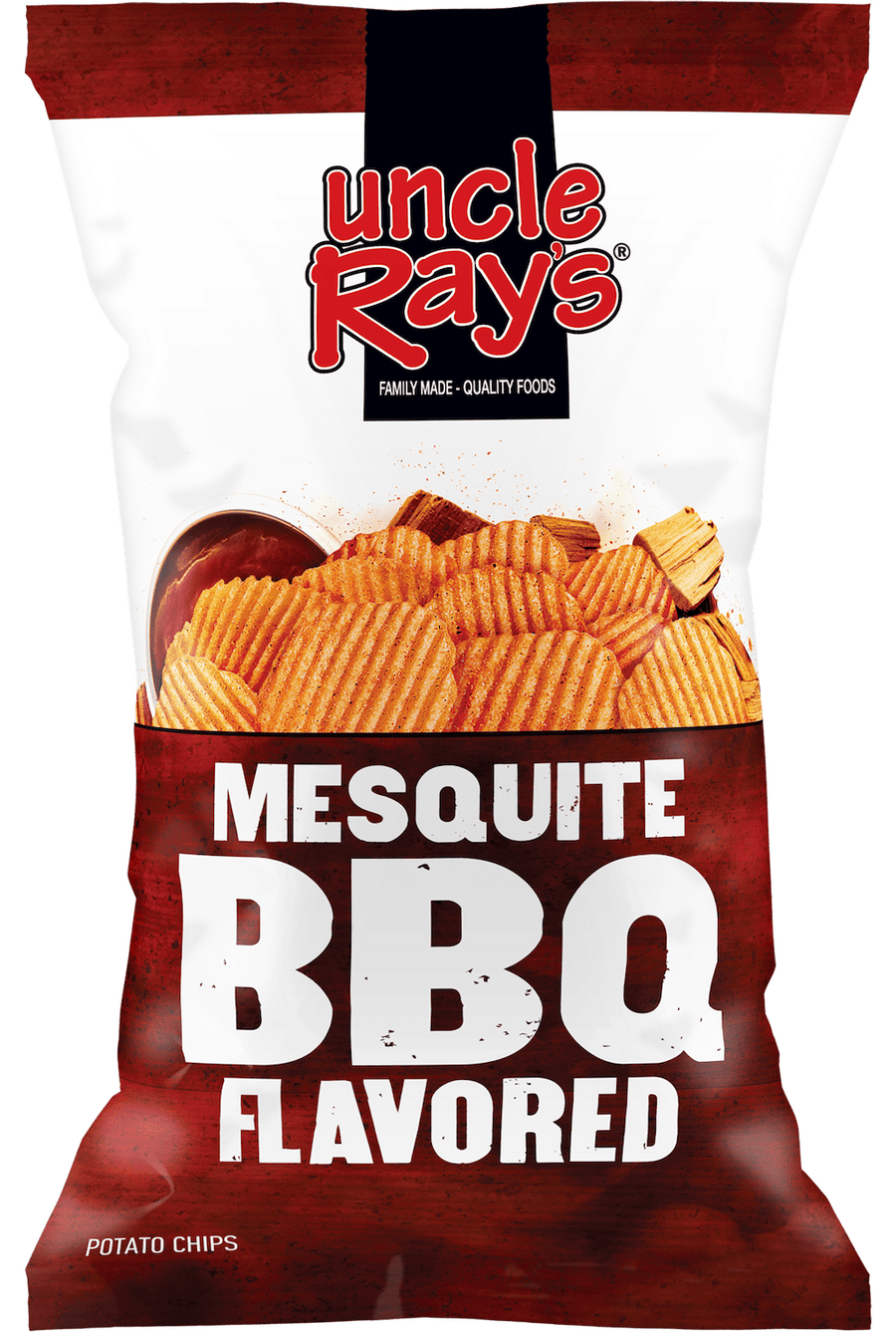 Uncle Ray's Mesquite BBQ Potato Chips 127.5 g Snaxies Exotic Snacks Montreal Quebec Canada