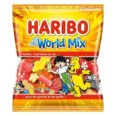 Haribo World Mix 120 g Snaxies Exotic Snacks Montreal Quebec Canada
