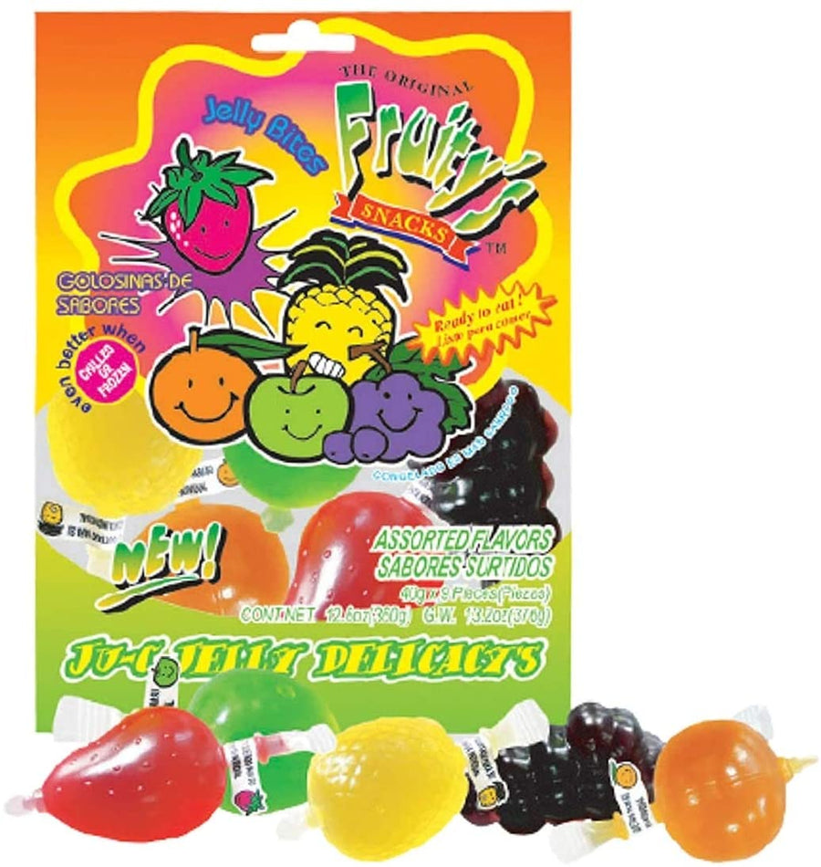 Fruity Ju-C Jelly Bag 334 g Snaxies Exotic Candy Tik Tok Montreal Canada