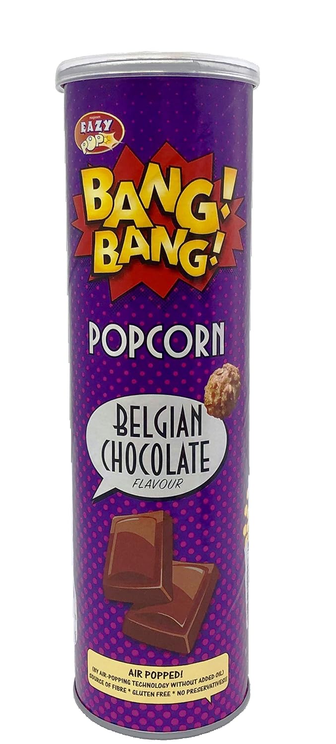 Bang Bang Chocolate Popcorn 85 g Exotic Snacks Snaxies Montreal Quebec Canada