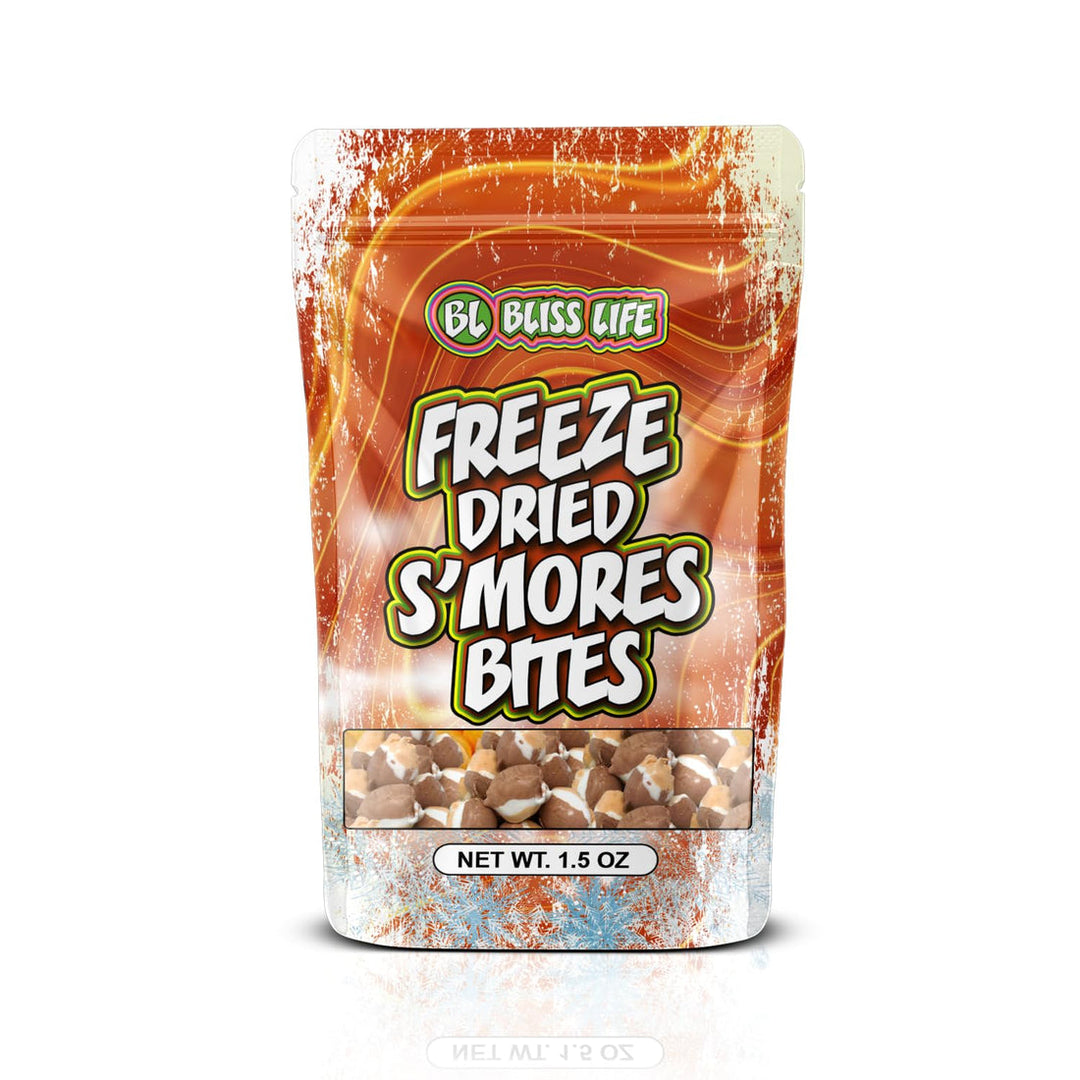 Bliss Life Freeze Dried S'mores Bites 43 g Exotic Snacks Snaxies Montreal Quebec Canada