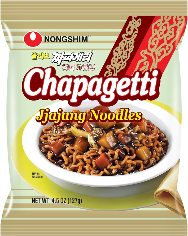 Nongshim Chapagetti Jjajang Noodles 127 g Snaxies Exotic Snack Montreal Quebec Canada