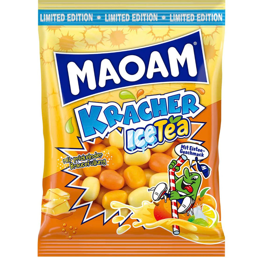 Haribo MAOAM Kracher Ice Tea 200 g Snaxies Exotic Candy Montreal Quebec Canada 