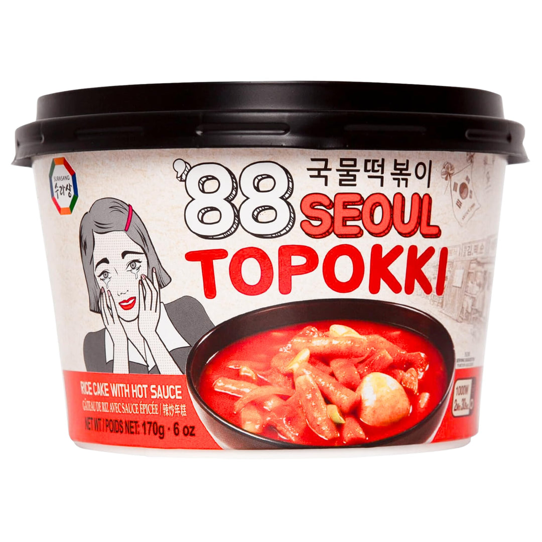 Surasang 88 Seoul Topokki Bowl 170 g Snaxies Exotic Snack Montreal Quebec Canada