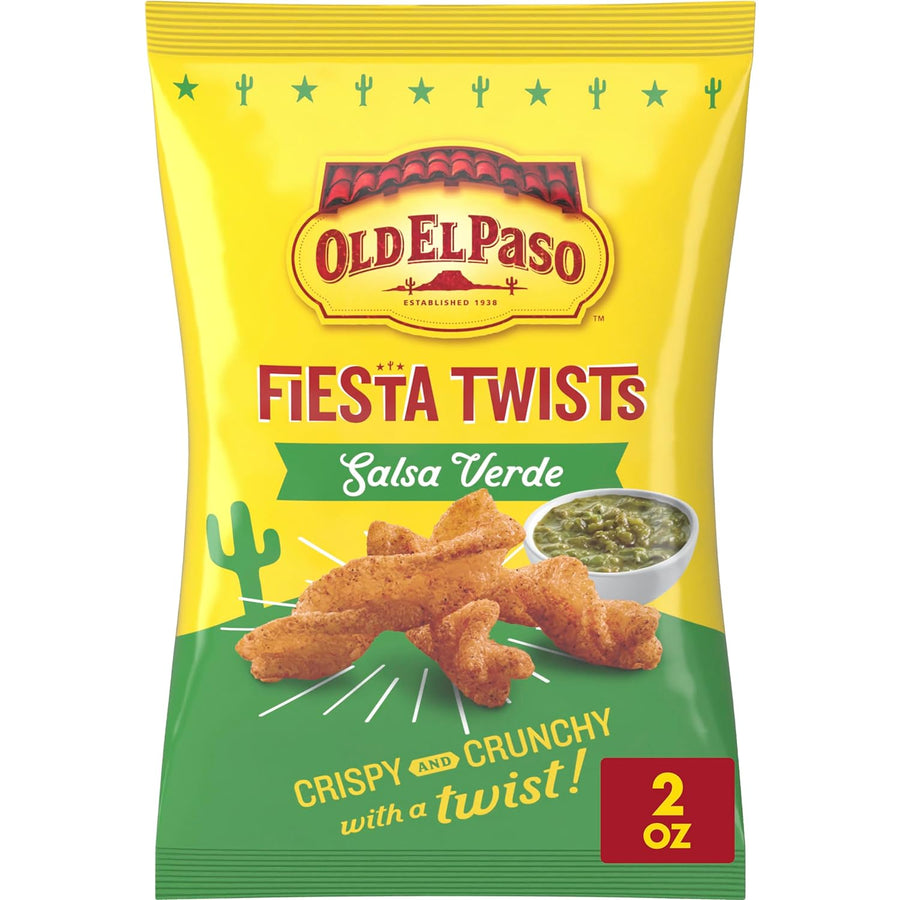 Old El Paso Fiesta Twists Salsa Verde 56 g Exotic Snacks Montreal Quebec Canada
