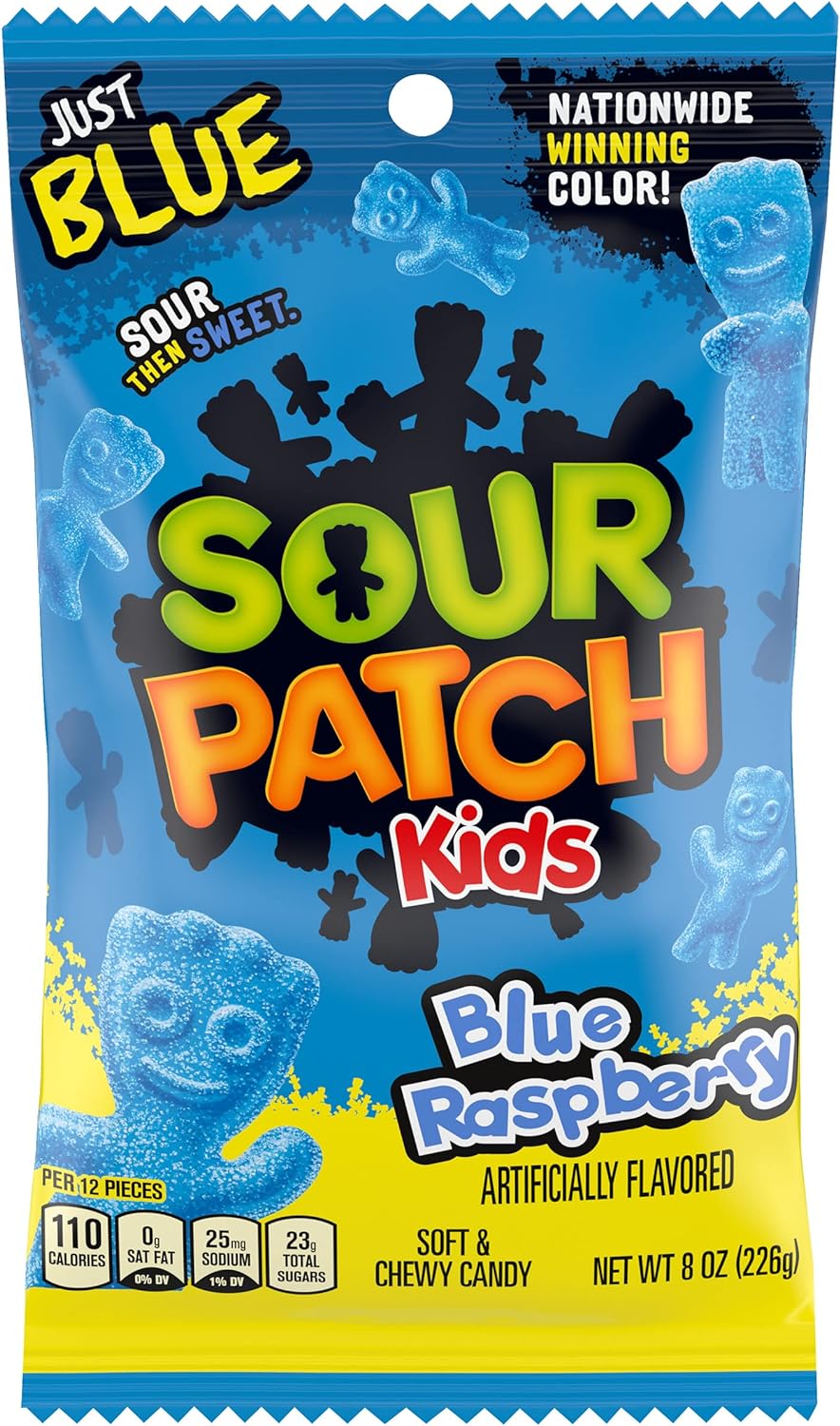 Sour Patch Kids Blue Raspberry 226 g Snaxies Exotic Candy Montreal Quebec Canada 