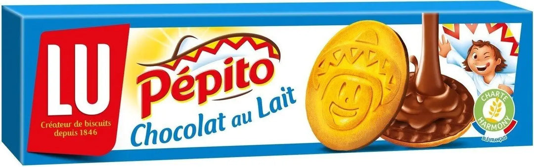 LU Pépito Milk Chocolate Cookies 192 g Exotic Cookies Snaxies Montreal Quebec Canada