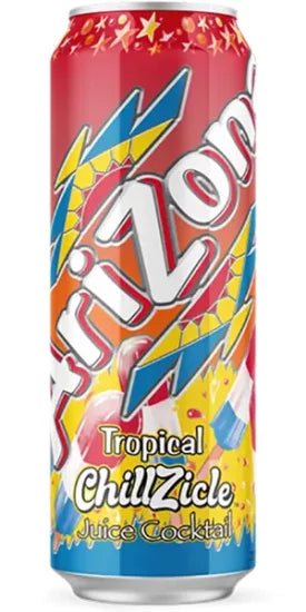 Arizona Tropical Chillzicle 650 ml Snaxies Exotic Drinks Montreal Quebec Canada
