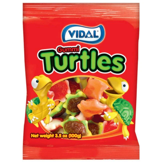 Vidal Gummi Turtles 100 g Snaxies Exotic Snacks Montreal Canada