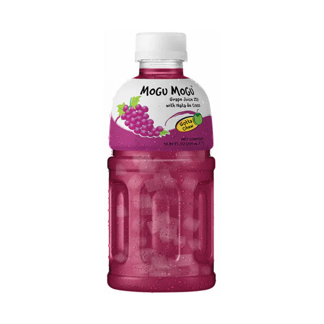 Mogu Mogu Grape with Coconut Jelly Drink 320 ml Snaxies Exotic Drinks Montreal Quebec Canada