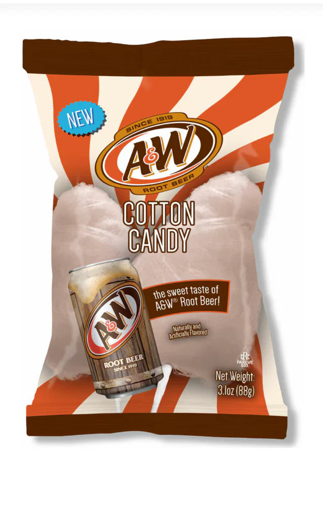 A&W Cotton Candy 88 g Exotic Candy Montreal Quebec Canada Snaxies
