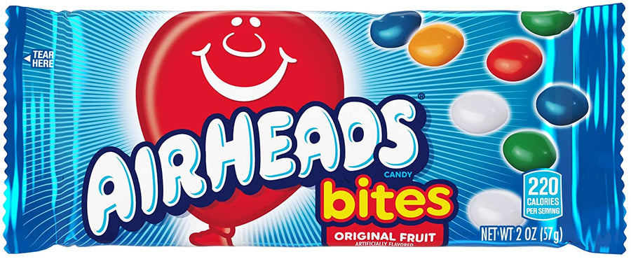 Airheads Bites Original Fruit Bag 57 g Snaxies Exotic Snacks Montreal Quebec Canada