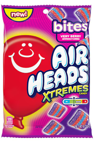Airheads Xtremes Bites Very Berry 170 g Imported Exotic Candy Store Montreal Quebec Canada Snaxies