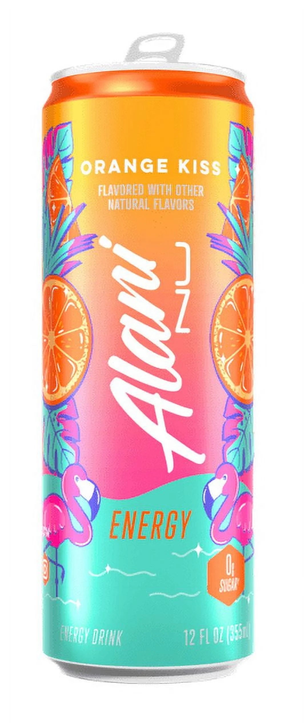 Alani Nu Orange Kiss Energy Drink 355 mL Snaxies Exotic Energy Drinks Montreal Quebec Canada