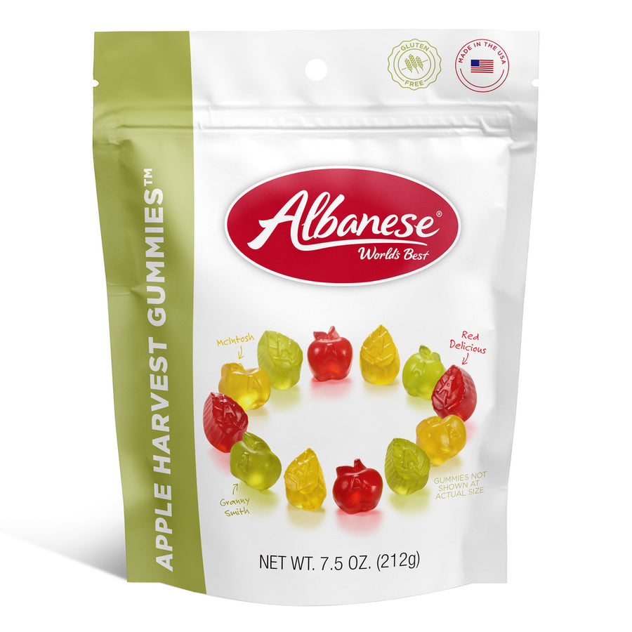 Albanese Apple Harvest Gummies 212 g Imported Exotic Candy Store Montreal Quebec Canada Snaxies