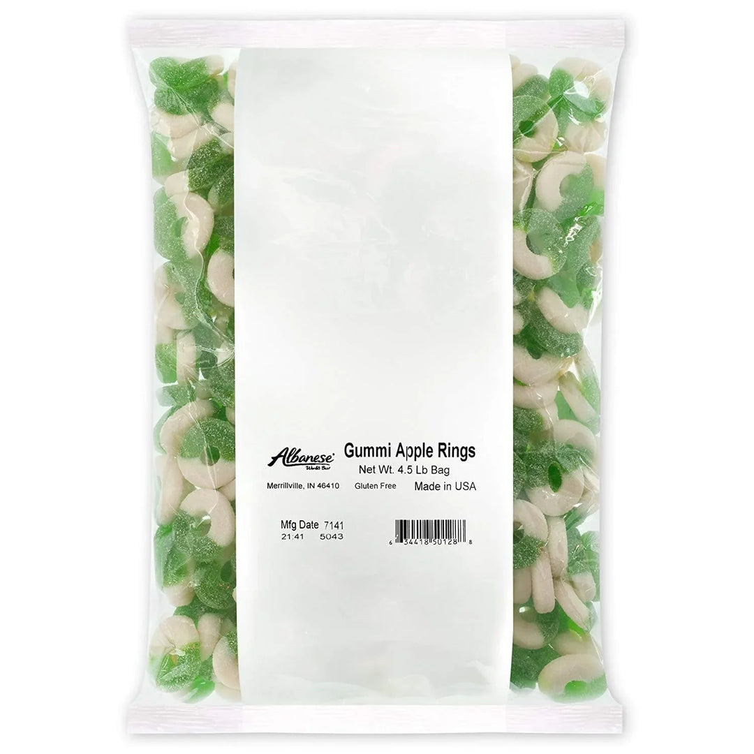 Albanese Bulk Gummi Apple Rings