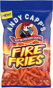 Andy Capp's Fire Fries 85 g Snaxies Exotic Snacks Montreal Quebec Canada