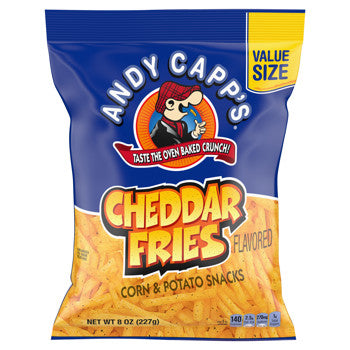 Andy Capp's Cheddar Fries 227 g Exotic Snacks Montreal Quebec Canada Snaxies