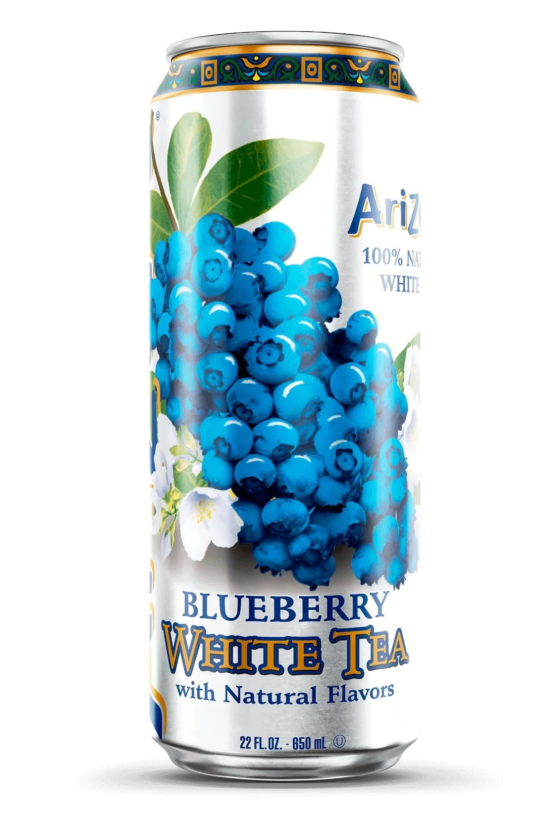 Arizona Blueberry White Tea 650 mL Exotic Drinks Snaxies Montreal Quebec Canada 
