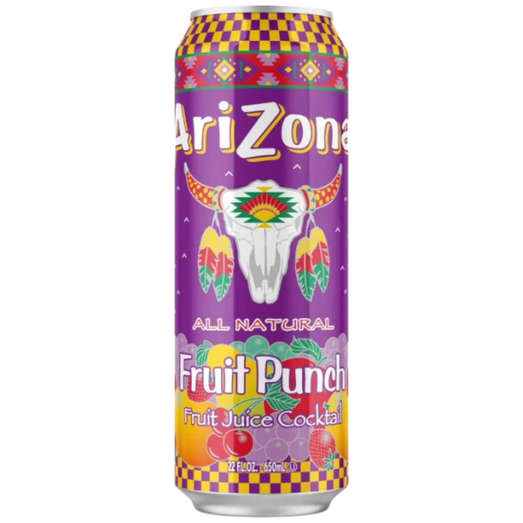 Arizona Fruit Punch 650 mL Exotic Drinks Montreal Quebec Canada Snaxies