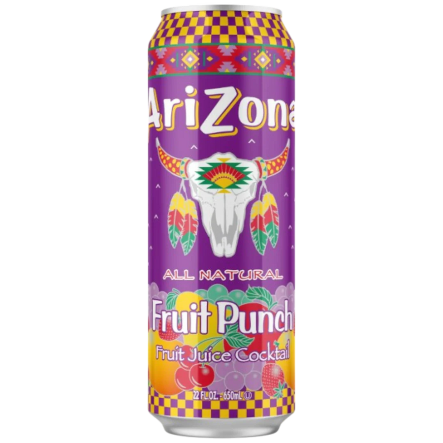 Arizona Fruit Punch 650 mL Exotic Drinks Montreal Quebec Canada Snaxies