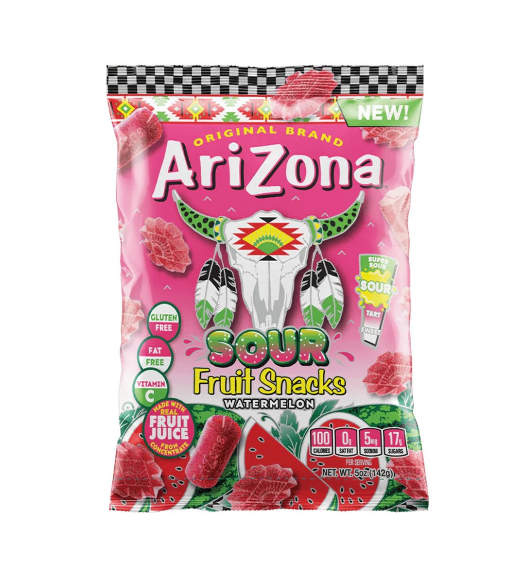 Arizona Sour Watermelon Fruit Snacks 142 g Exotic Candy Montreal Quebec Canada Snaxies