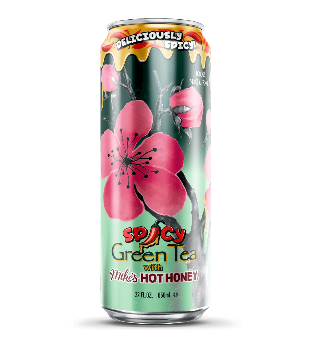 Arizona Spicy Green Tea 650 mL Imported Exotic Drinks Montreal Quebec Canada Snaxies