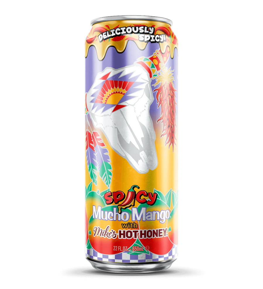 Arizona Spicy Mucho Mango 650 mL Imported Exotic Drinks Montreal Quebec Canada Snaxies