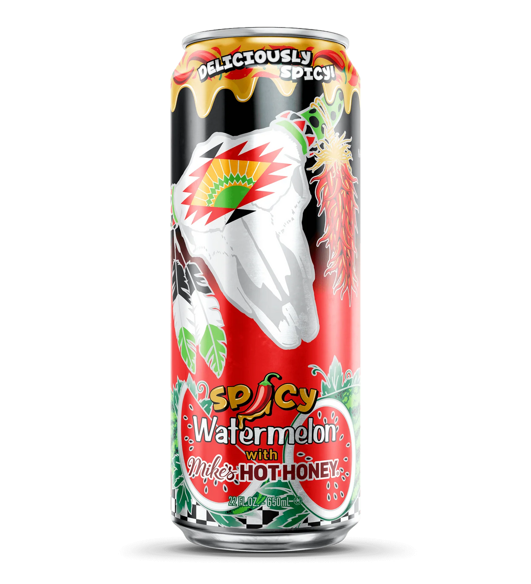Arizona Spicy Watermelon 650 mL Imported Exotic Drinks Montreal Quebec Canada Snaxies